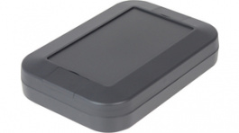 WP5-7-2C, Low Profile Case 65x52x18mm Charcoal Grey ABS IP67, Takachi
