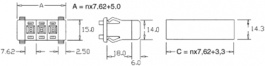 900-PF52-E10 [2 шт], Кодирующий переключатель для заглубленног уп-ку=2 ST Концевые щеки, Taiway