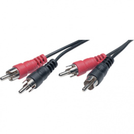 AVK 128-1500, Audio cable stereo cinch 15 m, Goobay