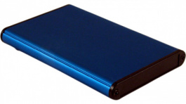 1455A1002BU, Metal enclosure blue 102 x 70 x 12 mm Aluminium, Hammond