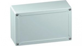 10090801, Plastic Enclosure Without Knockout, 202 x 122 x 90 mm, ABS, IP66/67, Grey, Spelsberg