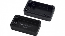 1551ABK, Miniature plastic enclosure 20 x 35 x 15.5 mm Black ABS, Hammond