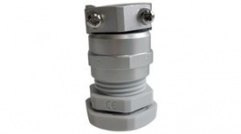 RND 465-00815, Cable Gland with Clamp, PG11, Polyamide, Grey, IP68, RND Components