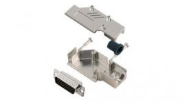 DCMR15-ULP-HDP26-K, DA-26 Plug HD D-Sub Connector Kit, Zinc Backshell, Encitech Connectors