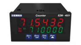 EZM-4931.5.00.1.1/01.00/0.0.0.0, Multifunction Counter, 92x46mm, 230V, 200kHz, LED, 7-Segment, 13mm, 6 Digits, EMKO Elektronik A.S.