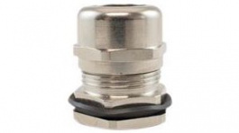 MES20 NC080, Cable Gland, With Locknut, M20 x 1.5, 8 mm, Brass, Nickel-Plated, Alpha Wire