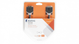 KNC32000E30, Monitor cable 3 m Anthracite, KONIG