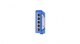 942132001, Ethernet Switch, RJ45 Ports 5, 100Mbps, Unmanaged, Hirschmann