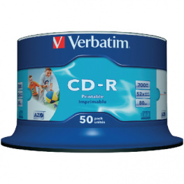 43438, CD-R 700 MB Spindle of 50, Verbatim