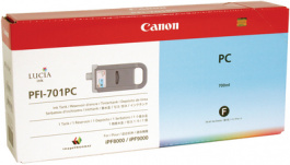 PFI-701PC, Картридж с чернилами PFI-701PC цвет Photo Cyan (светло-голубой), CANON