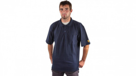 51-730-5025, ESD polo shirt blue XL, Eurostat