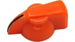 RND 210-00276, Pointer Knob, orange, with line, Diameter19 mm, RND Components