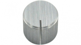 RND 210-00333, Aluminium Knob, silver, 6.4 mm shaft, RND Components