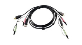 2L-7D02UH, KVM Adapter Cable HDMI / USB / Audio, 1.8m, Aten