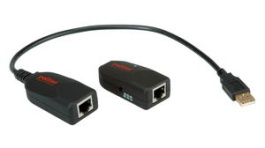 12.04.1100, USB 2.0 Extender over Ethernet, 1 Port 50m, SECOMP (Roline)