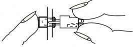 CNX 310220, Держатель для СИД 3 mm 5 mm, VCC (VISUAL COMMUNICATIONS COMPANY)