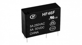 HF46F/012-HS1 (610), PCB power relay 12 VDC 200 mW, HONGFA