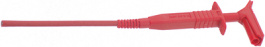 MINIGRIP-XB-100 RED, Предохранительный зажим ø 4 mm красный, Staubli (former Multi-Contact )