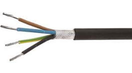 12430116 [100 м], Mains cable   3 x1.50 mm2 Copper strand tin-plated unshielded RADOX® 130 black, Huber+Suhner