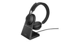 26599-999-889, USB-C Headset, Evolve 2-65, Stereo, On-Ear, 20kHz, USB/Bluetooth, Black, Jabra