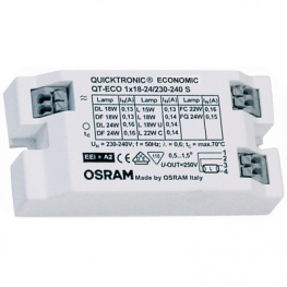 QT-ECO 1X18-24/220-240 S, Электронный пускорегулирующий аппарат 17...20 W, Osram