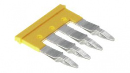 1762620000, Cross Connector, 32A, 6.1mm Pitch, 4 Poles, Yellow, Weidmuller