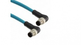 120108-8550, Sensor Cable M12 Plug-M12 Plug 5m 1.5A 4 Poles, Molex