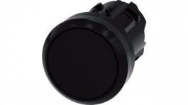 3SU1000-0AA10-0AA0, SIRIUS ACT Push-Button front element Plastic, black, Siemens