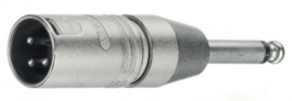 NA2MP, Штекер XLR/штекер jack mono 6.3 mm, Neutrik