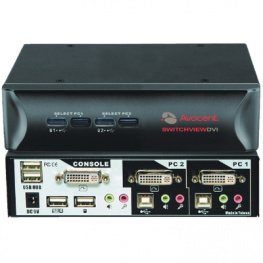 2SVDVI10-202, SwitchView DVI 2-port DVI-I USB 2.0, Avocent