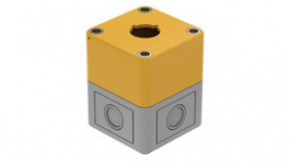704.945.7 , Switch Enclosure, 65x81x65mm, Grey / Yellow, EAO 04 Series, EAO