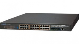 SGS-6341-24P4X, Network Switch, 24x 10/100/1000 PoE 24 Managed, Planet