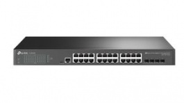 TL-SG3428, Ethernet Switch, RJ45 Ports 24, 1Gbps, Layer 2 Managed, TP-Link