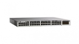 C9300-48T-A, Ethernet Switch, RJ45 Ports 48, 1Gbps, Managed, Cisco Systems