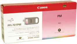 PFI-701PM, Картридж с чернилами PFI-701PM цвет Photo Magenta (малиновый), CANON