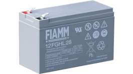 12FGHL28, Lead-Acid Battery, 12 V 7.2 Ah, FIAMM