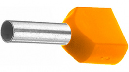 H0.5/14 ZH OR SV - 9004440000 [500 шт], Twin entry ferrule 0.5 mm2 orange 14 mm pack of 500 pieces, Weidmuller