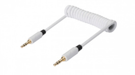KNM22010W10, Audio cable 1 m White, KONIG
