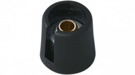 A3016639, Control knob with recess black 16 mm, OKW