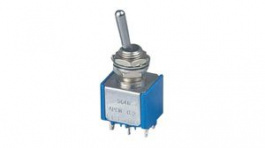5649A, Miniature Toggle Switch, ON-OFF-ON, 2CO, APEM