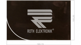 RE01-LFDS, Printed circuit board epoxy 160 x 100 mm, Roth Elektronik