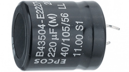 B43509-B5227-M, Electrolytic Capacitor, Snap-In 220uF 20% 450V, TDK-Epcos