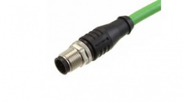 130048-0295, Sensor Cable M12 Plug-Pigtail 5m 1.5A 4 Poles, Molex