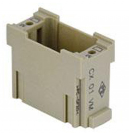 CX 01 VM, CX, male insert, without connector and shield, modular units series MIXO, ILME