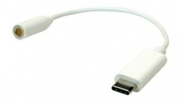 12.03.3213, Audio Adapter, Straight, USB-C Plug / 3.5 mm Socket, Roline
