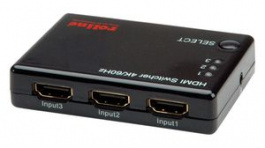 14.01.3575, 3-Way HDMI Switch, 3x HDMI Input - HDMI Output, Roline