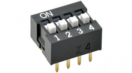 A6E-0104-N, DIL switch THD 10P, Omron