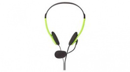 CHST100GN, PC Headset On-Ear 2x 3.5 mm Jack Plug 2m Green, Nedis (HQ)