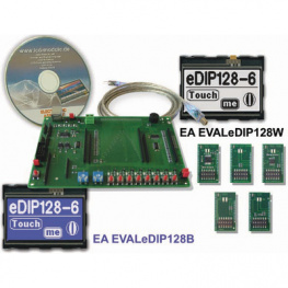 EA EVALEDIP128B, Оценочная плата для дисплея 128 x 64 Pixel, Electronic Assembly