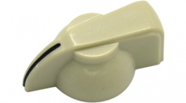 RND 210-00277, Pointer Knob, cream-white, with line, Diameter19 mm, RND Components
